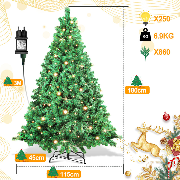 Sonnewelt Weihnachtsbaum künstlich mit Beleuchtung