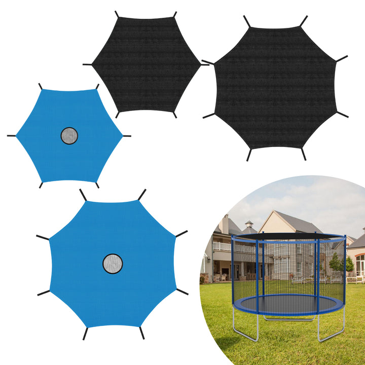 Sonnewelt Trampolin Abdeckung Sonnenschutz Ø 244cm Ø 306cm