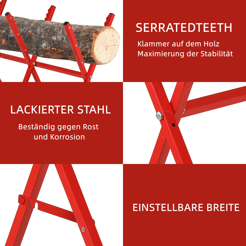 Sonnewelt Sägebock Sägegestell Max. Belastung 100 kg