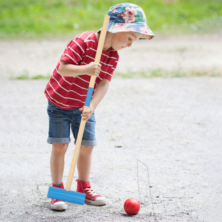 Sonnewelt Krocket Spiel 2-4 Spieler Croquet Set
