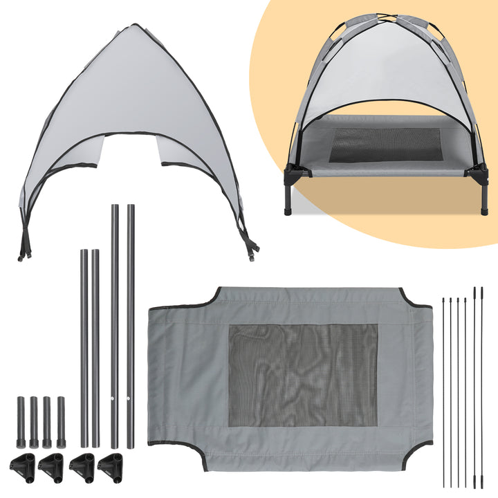 Sonnewelt Haustierbett mit Baldachin für Indoor & Outdoor