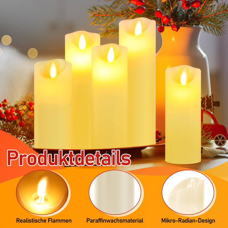 Sonnewelt LED Candle Set Flameless Candles