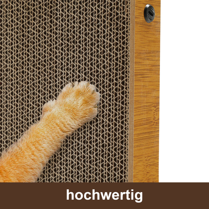 Sonnewelt Cat Scratching Board L-shaped Scratching Cardboard