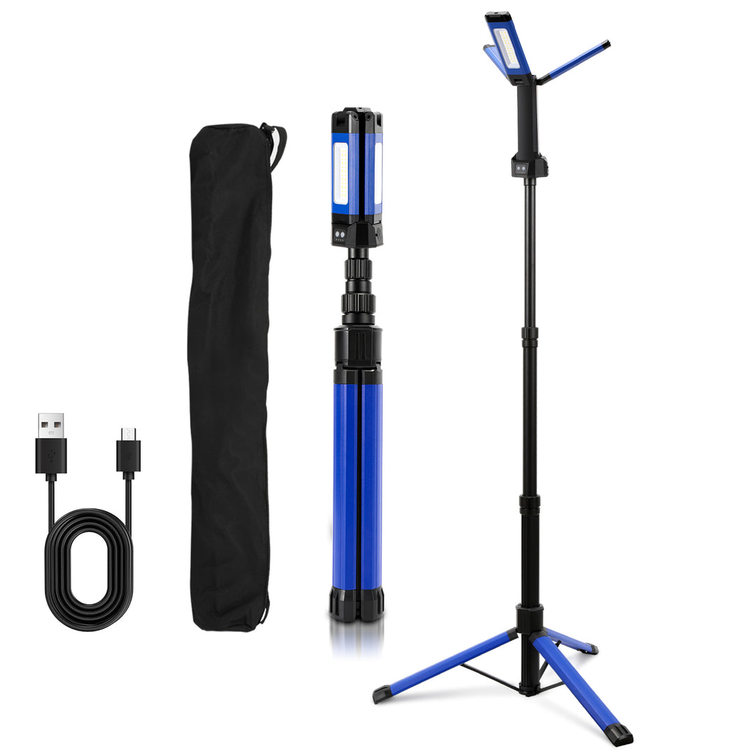 Sonnewelt Baustrahler LED mit Stativ Kabellose