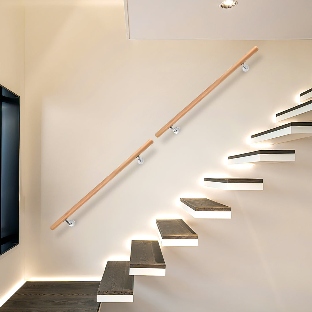 Sonnewelt Handlauf Buche Holz Wandhandlauf 50- 200cm