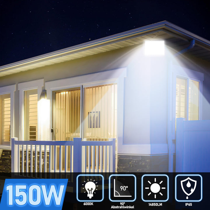 Sonnewelt LED Außenstrahler Kaltweiß IP65 50W-200W