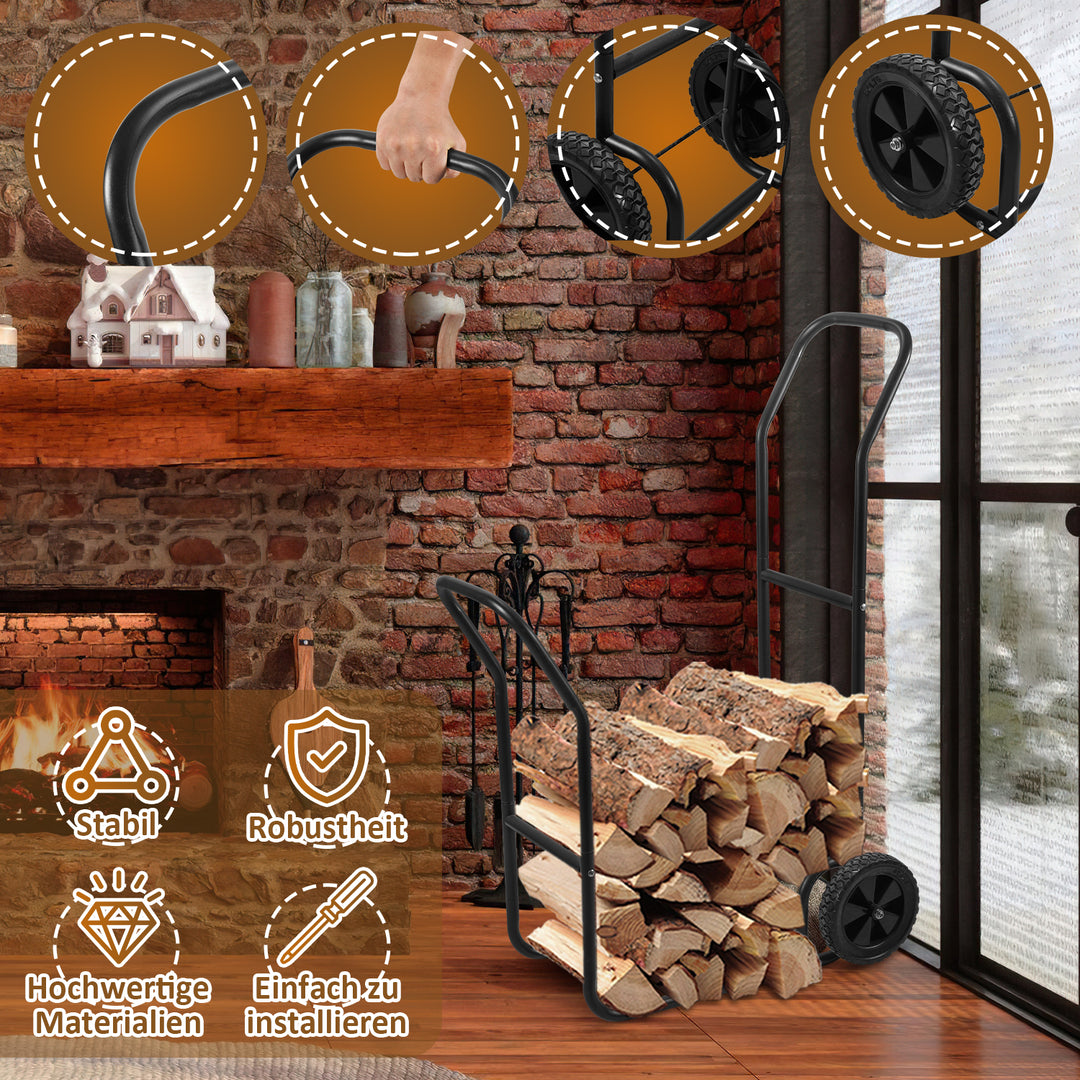 Sonnewelt Kaminholzwagen Holzwagen Brennholzwagen