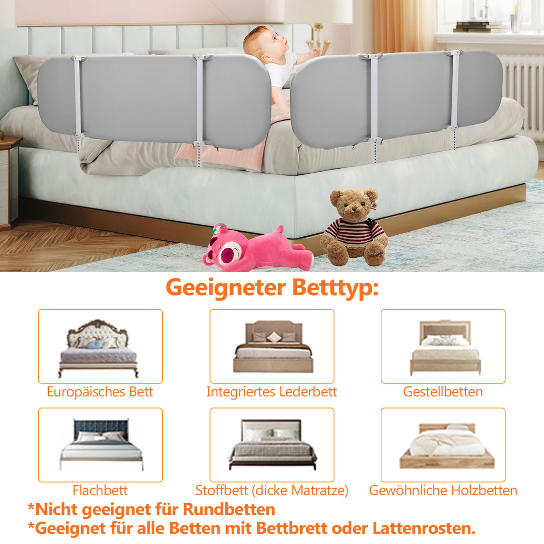Sonnewelt bed guard, fall protection, foldable