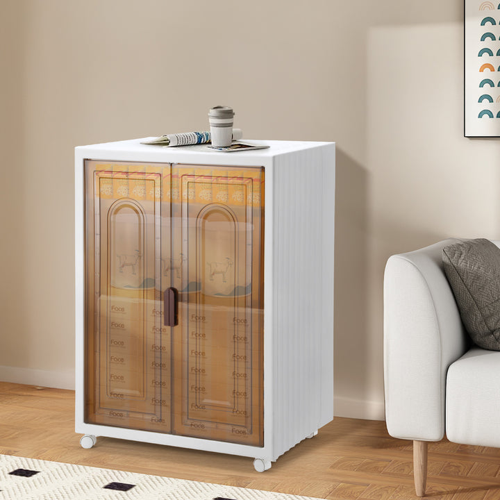 Sonnewelt Aufbewahrungsbox mit Türen & Rädern