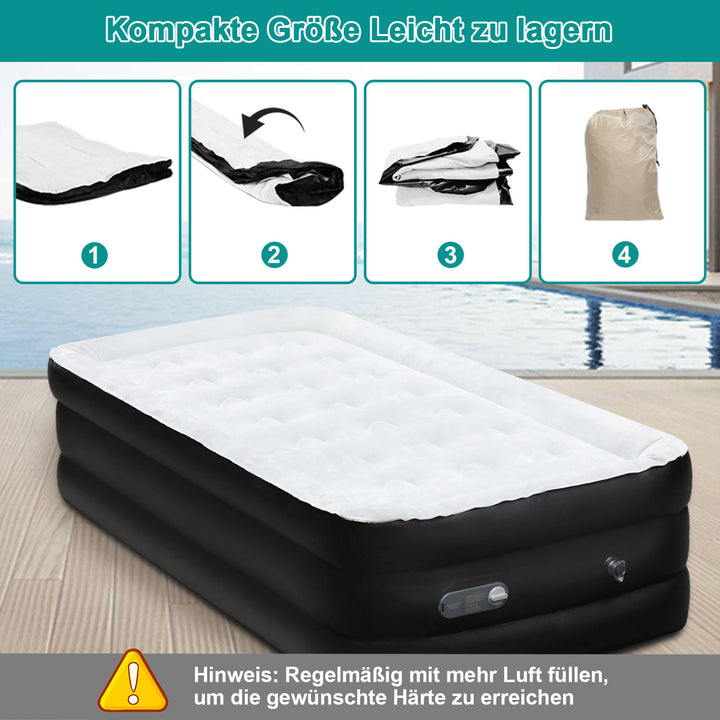 Sonnewelt Aufblasbare Matratze Luftmatratze Einzel/Doppel