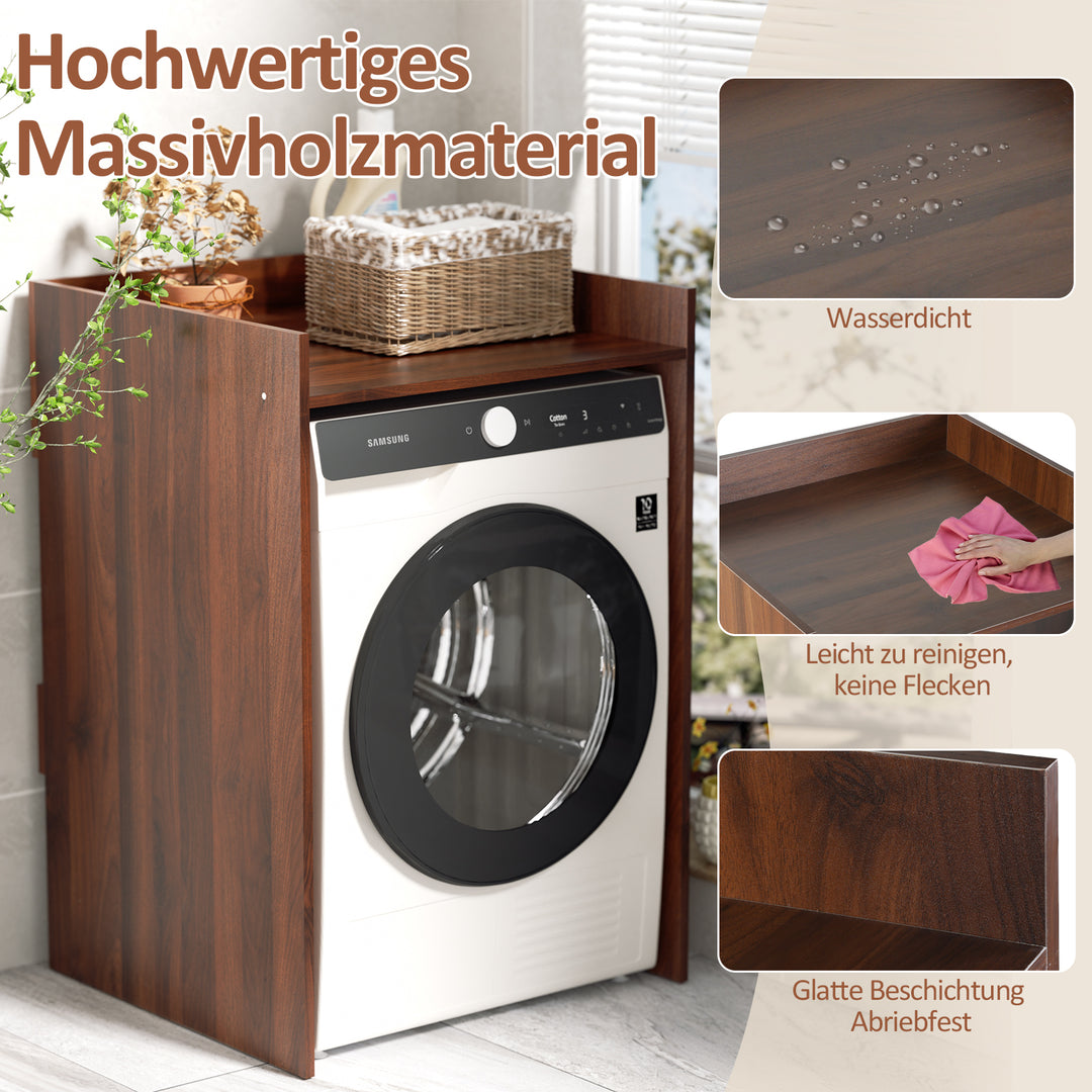 Sonnewelt Waschmaschinenschrank Trockner Schrank Regalablagen