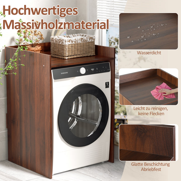 Sonnewelt Waschmaschinenschrank Trockner Schrank Regalablagen