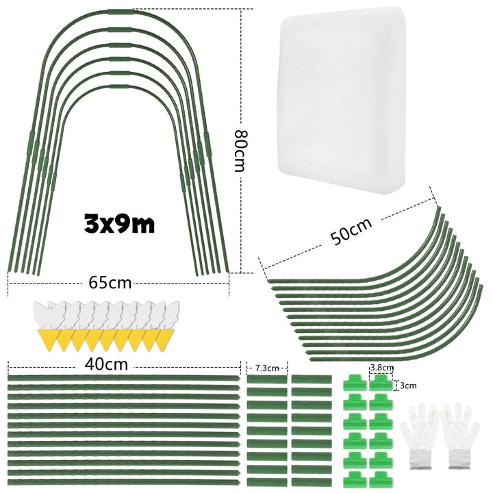 Sonnewelt insect protection net plant protection net 3x10m