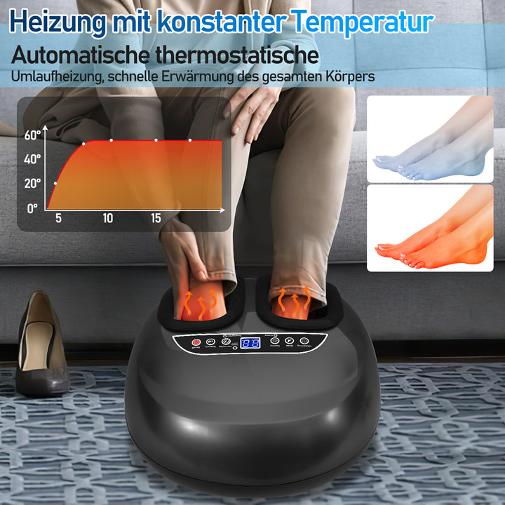 Sonnewelt foot massager with heating function kneading massage