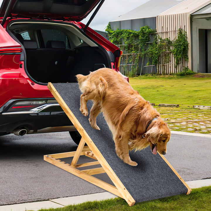 Sonnewelt dog ramp dog stairs made of wood