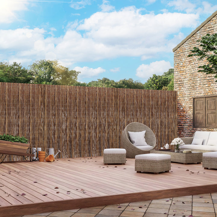 Sonnewelt Weidenzaun Weidenmatte Sichtschutz