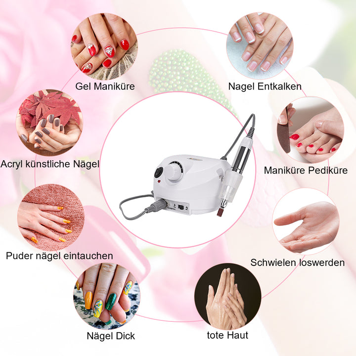 Sonnewelt Electric Nail Cutter 30000 rpm Nail File Pedicure