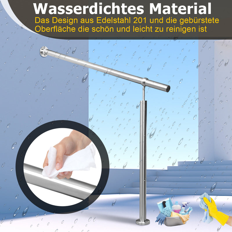 Sonnewelt entrance railing stainless steel 80-180cm