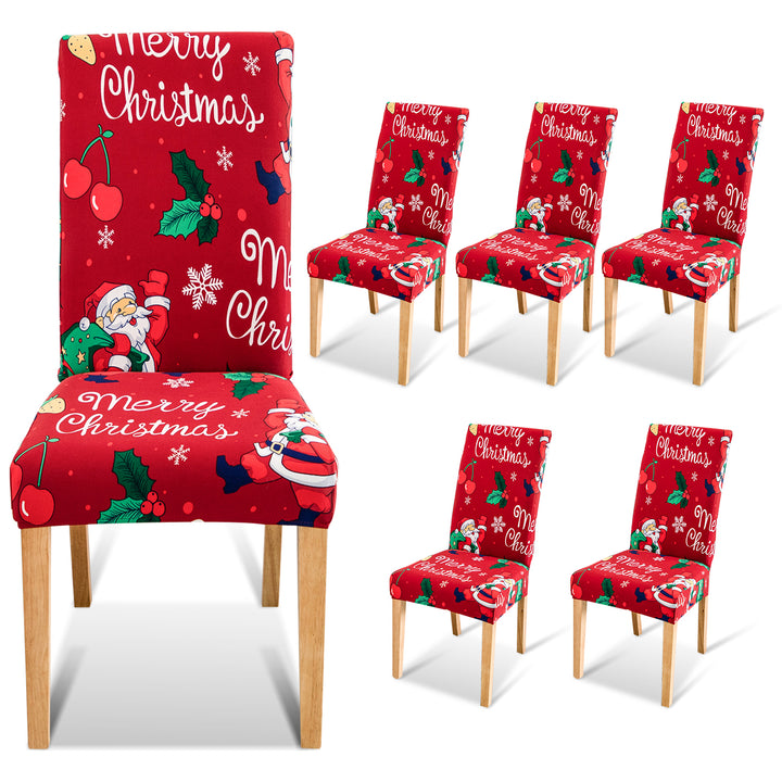 Sonnewelt Stuhlhussen Weihnachten 6er Set
