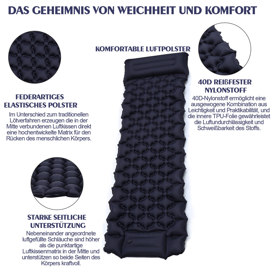 Sonnewelt Schlafmatte Camping selbstaufblasend