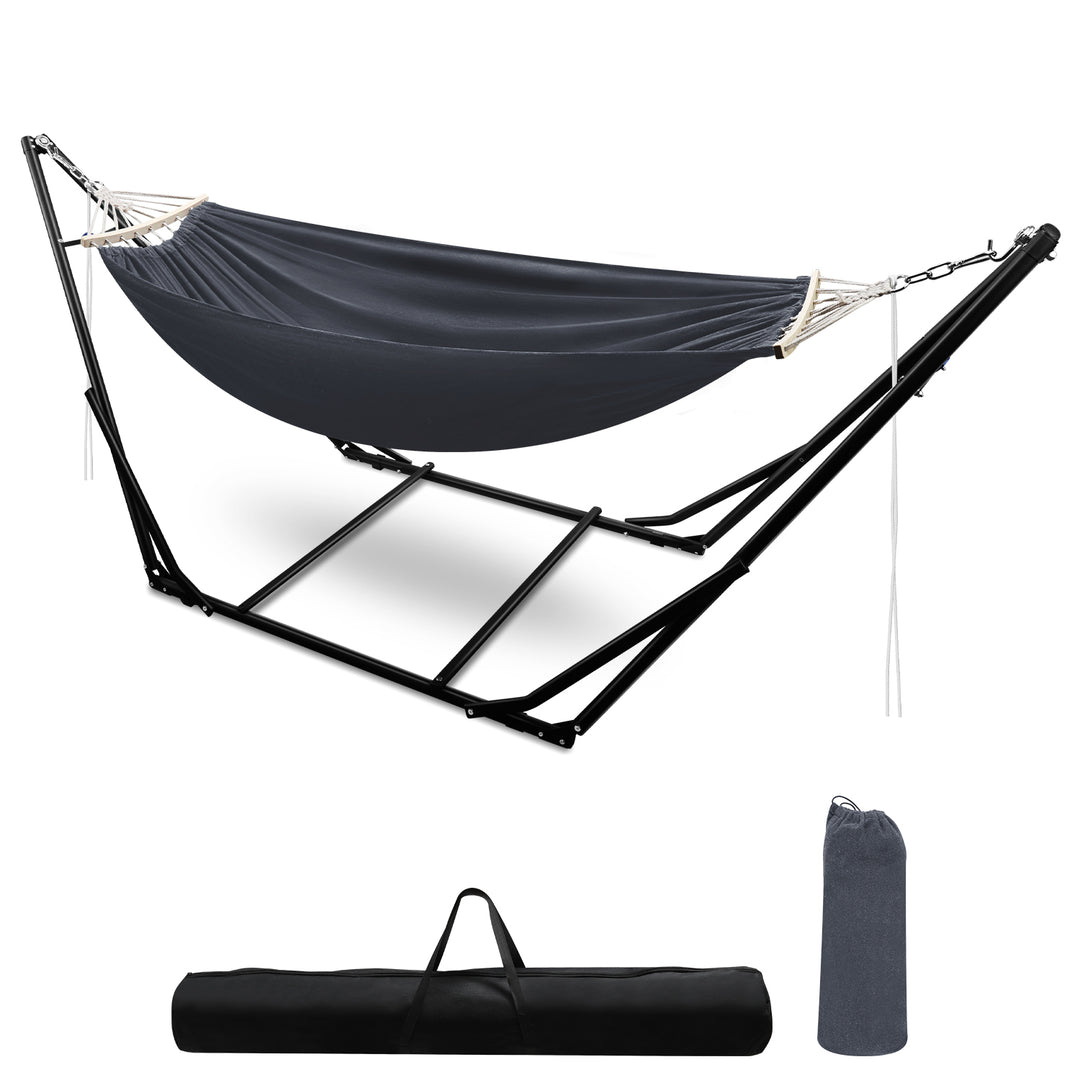 Sonnewelt Hängematte mit Gestell Klappbar mit Tragetasche