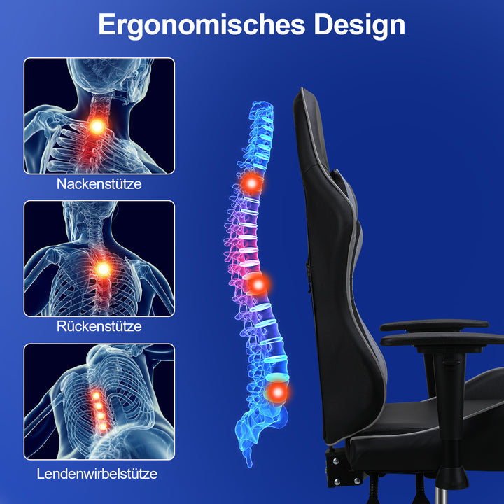 Sonnewelt Gaming Stuhl Bürostuhl Computerstuhl