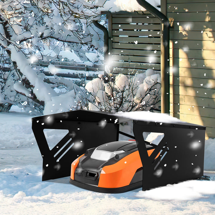 Sonnewelt Mähroboter Garage für Rasenmähroboter Verzinktem