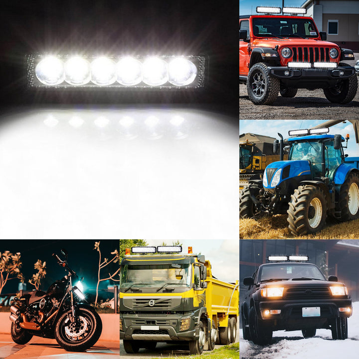 Sonnewelt LED Arbeitsscheinwerfer 18W IP67 6500K