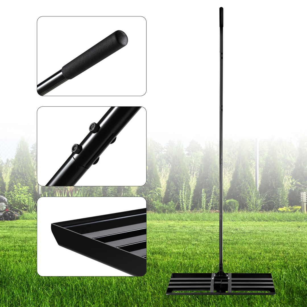 Sonnewelt Rasenrakel Nivellierrechen 75cmx25cm