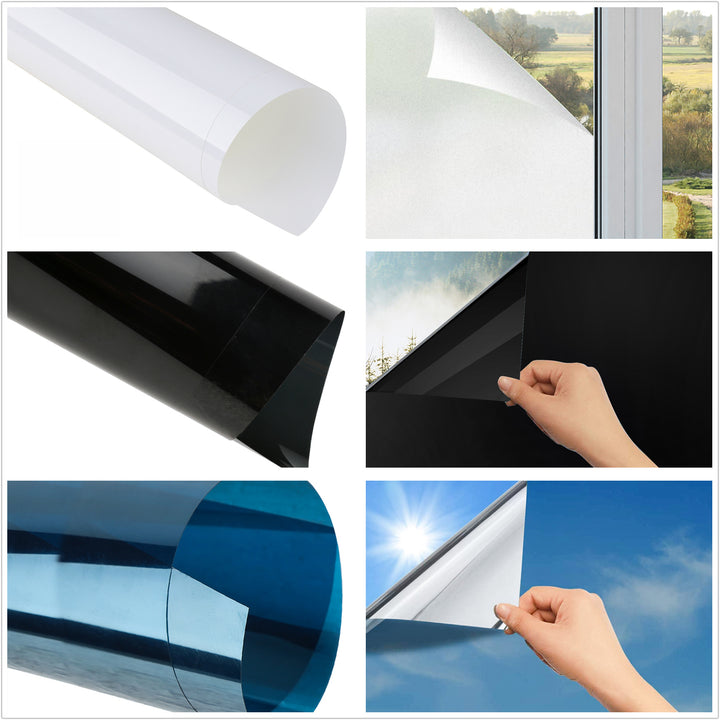 Sonnewelt Fensterfolie Sichtschutzfolie Selbstklebend