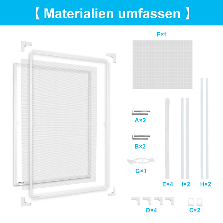 Sonnewelt fly screen door window insect protection