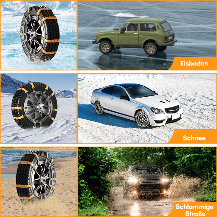 Sonnewelt Snow Chains Emergency Anti-Slip 10 Pieces