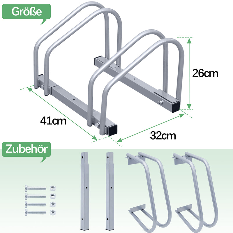 Sonnewelt Fahrradständer für 2/3/4/5/6 Fahrräder