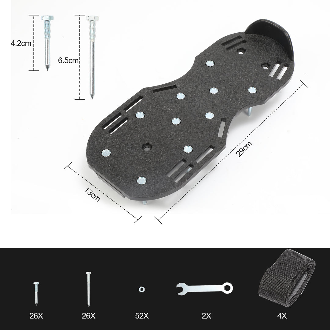 Sonnewelt 1 Paar Nagelschuhe Rasenbelüfter für Bodenbeschichtung