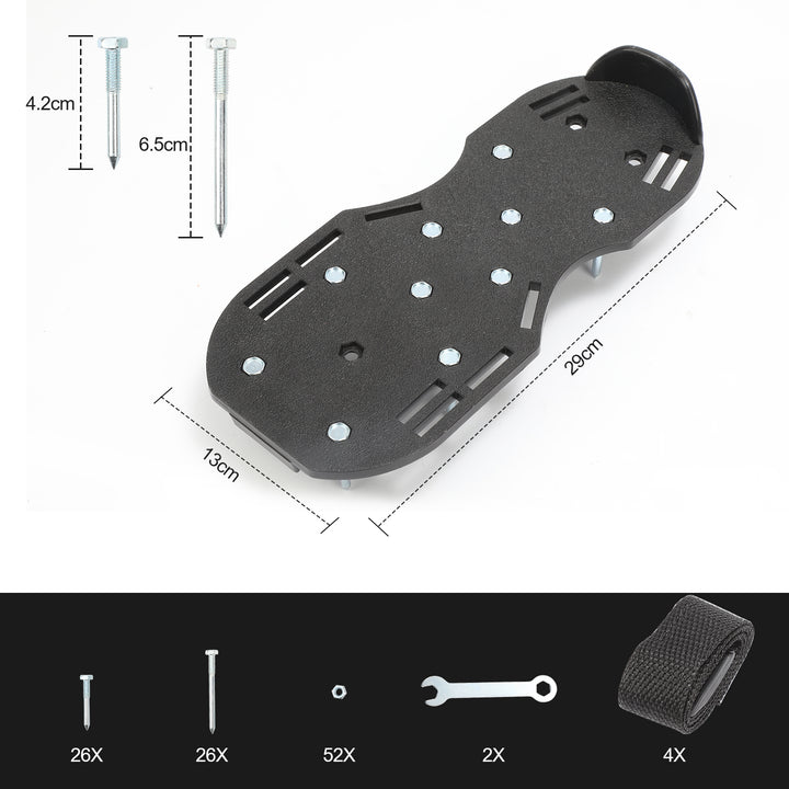 Sonnewelt 1 Paar Nagelschuhe Rasenbelüfter für Bodenbeschichtung