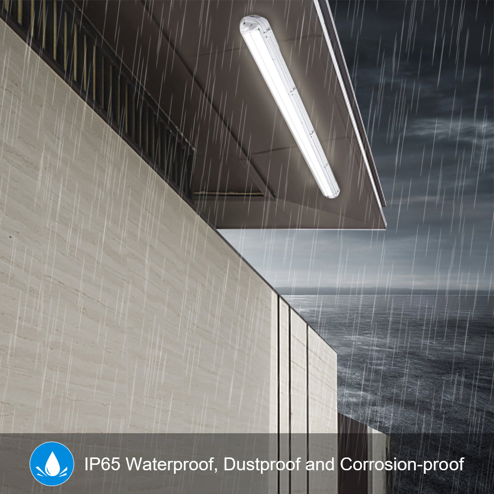 Sonnewelt LED Feuchtraumleuchte Doppelt T8 Kaltweiß 18W/24W