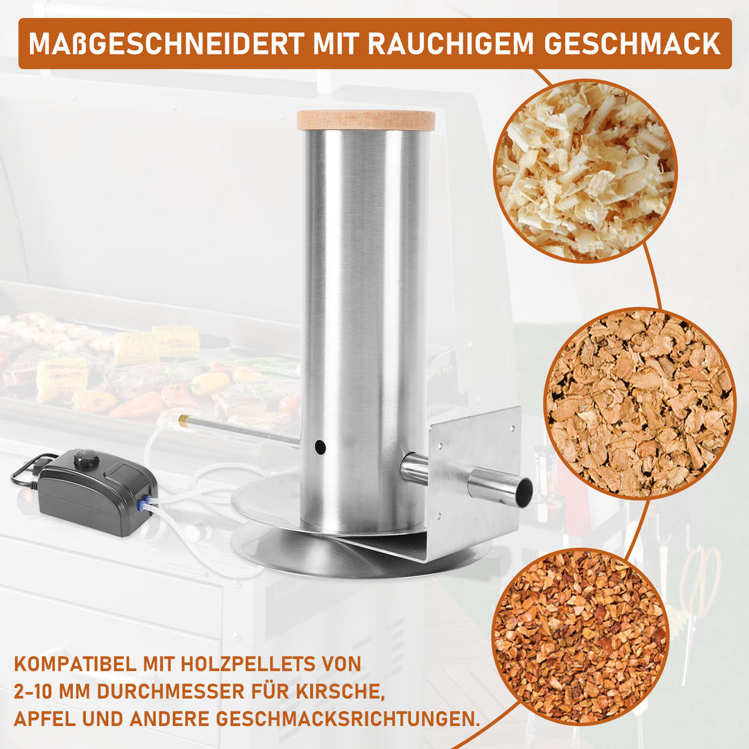 Sonnewelt Rauchgenerator Räucherofen Elektrisch mit Pumpe