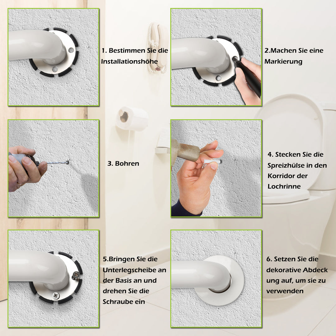 Sonnewelt Non-Slip Grab Bar Made of Stainless Steel