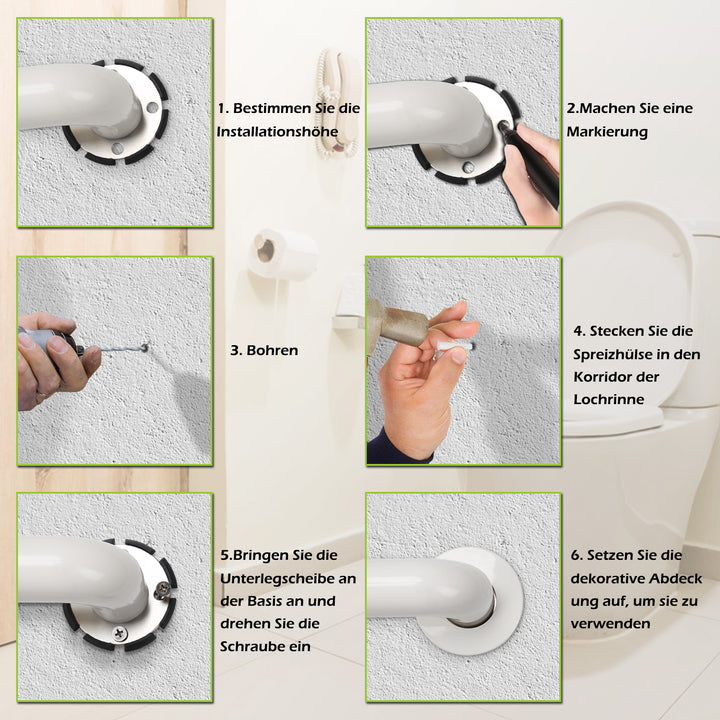 Sonnewelt Non-Slip Grab Bar Made of Stainless Steel