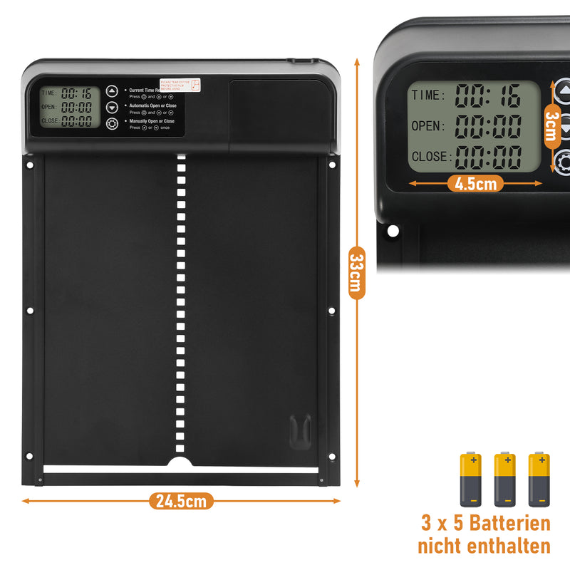 Sonnewelt Automatische Hühnerklappe mit Timer