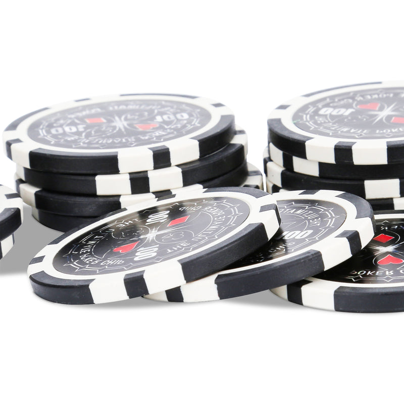 Sonnewelt Poker Set Poker Chips with Aluminum Case