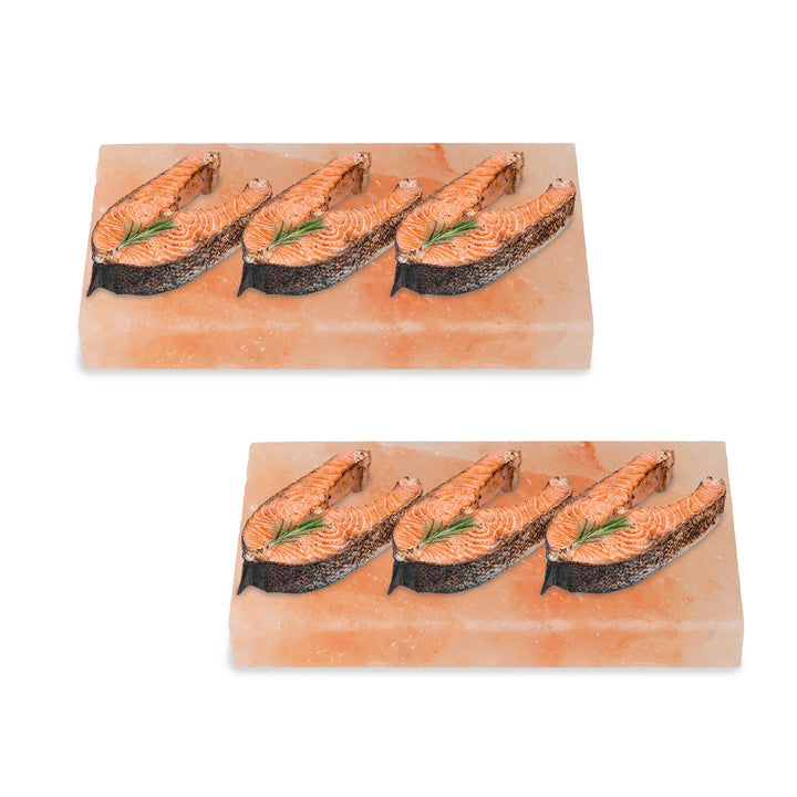 Sonnewelt Grill Salt Stone BBQ 20x10x2.5CM Set of 2
