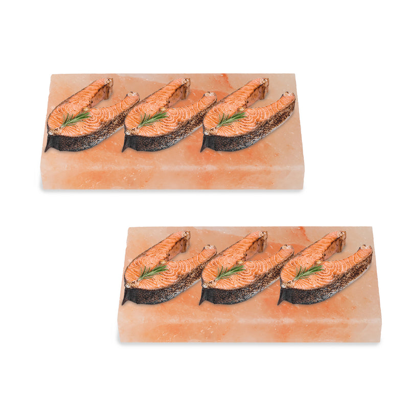 Sonnewelt Grill Salzstein BBQ 20x10x2.5CM 2er Set