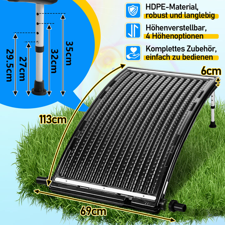 Sonnewelt Solar Poolheizung Sonnenkollektor