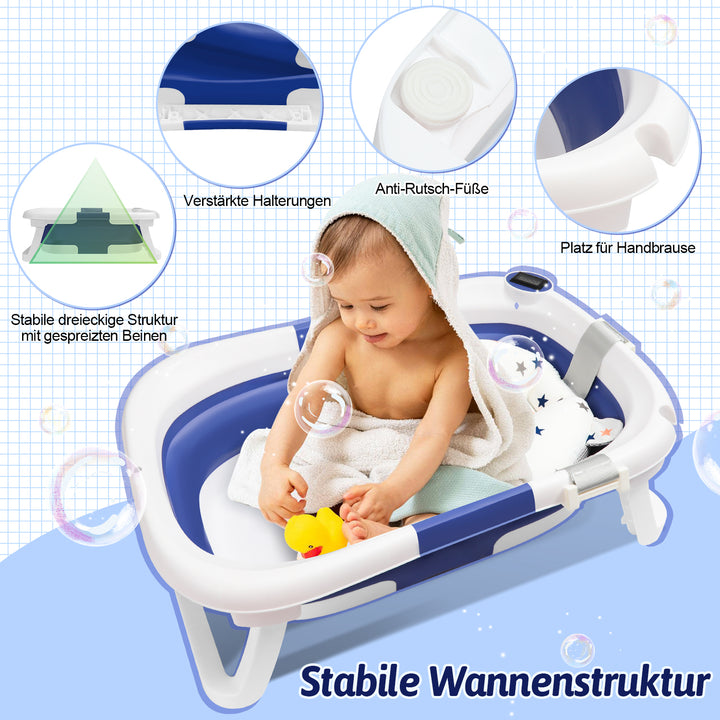 Sonnewelt Baby Bathtub Foldable with Thermometer