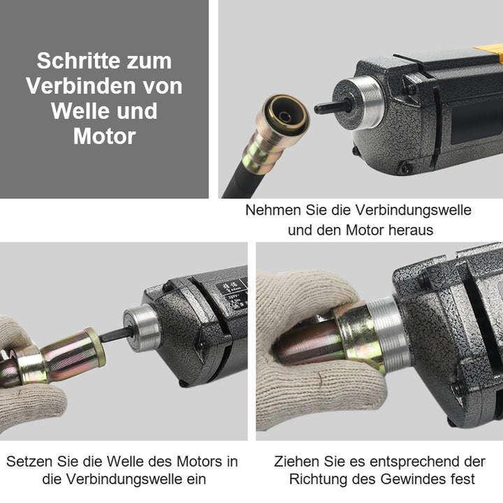 Sonnewelt concrete vibrator 1000W 5000 rpm