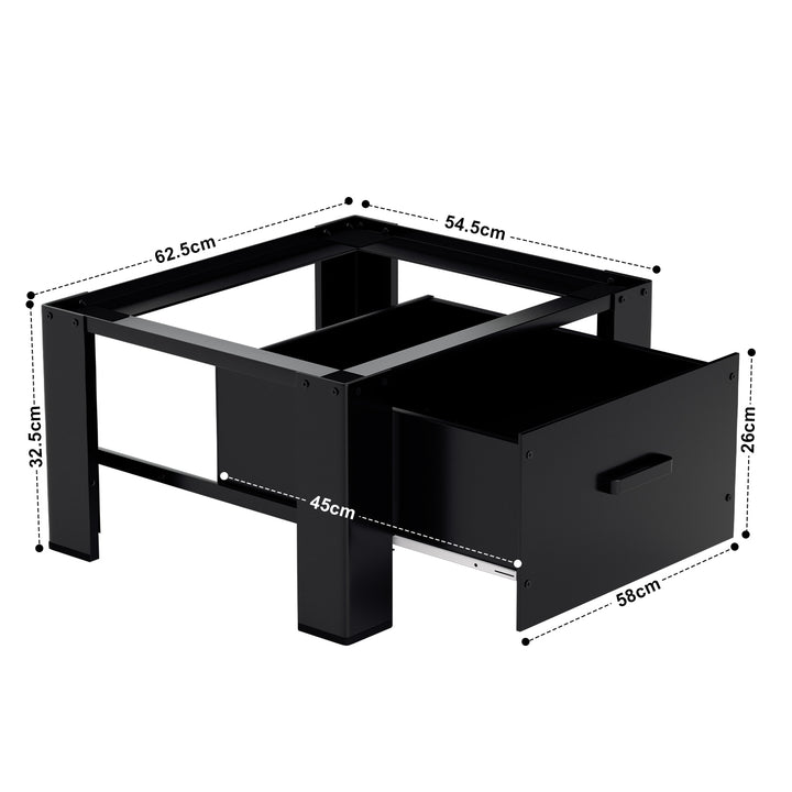 Sonnewelt washing machine base with drawer