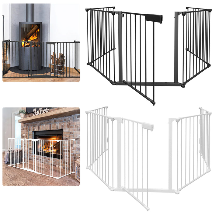 Sonnewelt fireplace protection grille with door 310cm metal oven protection grille