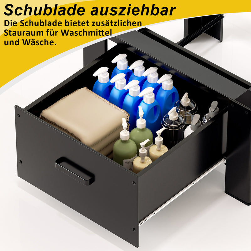 Sonnewelt Waschmaschinen Untergestell mit Schublade