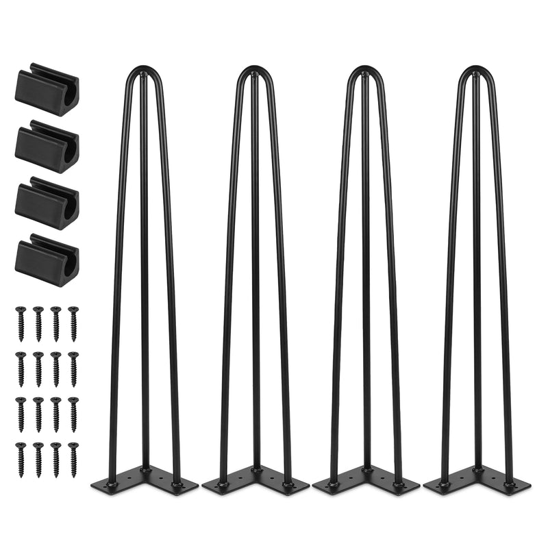 Sonnewelt Hairpin Legs Tischbeine Metall schwarz